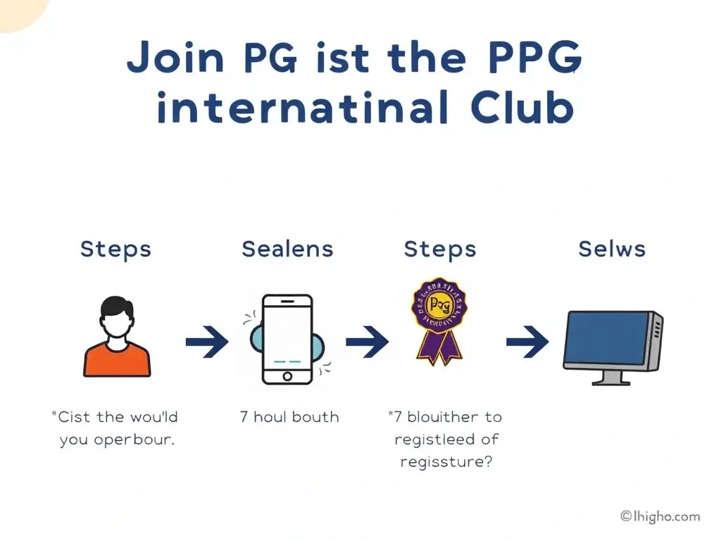 An illustrative guide depicting the steps to join the 一竞技 Club, featuring clear visuals and concise instructions. The guide should highlight the benefits of membership and the exclusive content available to club members.